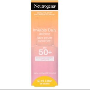 🔥10 for $100🔥 Neutrogena Invisible Daily Defense SPF 50+ Face Serum sunscreen